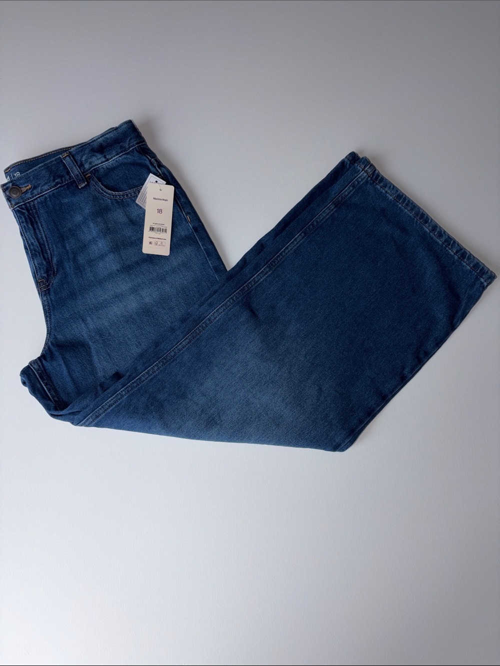Wide Leg Girls Size 18 Jeans